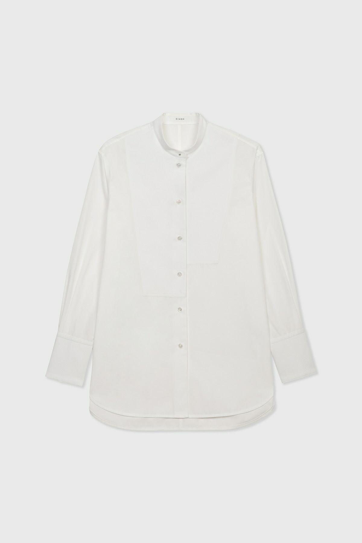 ASYMMETRIC BOSOM SHIRT | CINOH