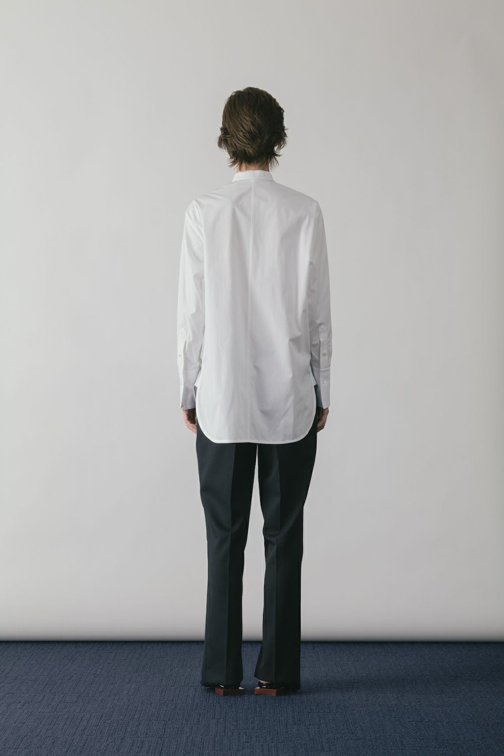 ASYMMETRIC BOSOM SHIRT | CINOH
