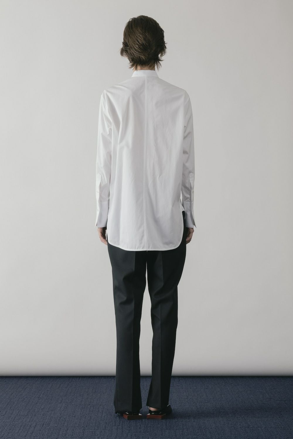 ASYMMETRIC BOSOM SHIRT | CINOH