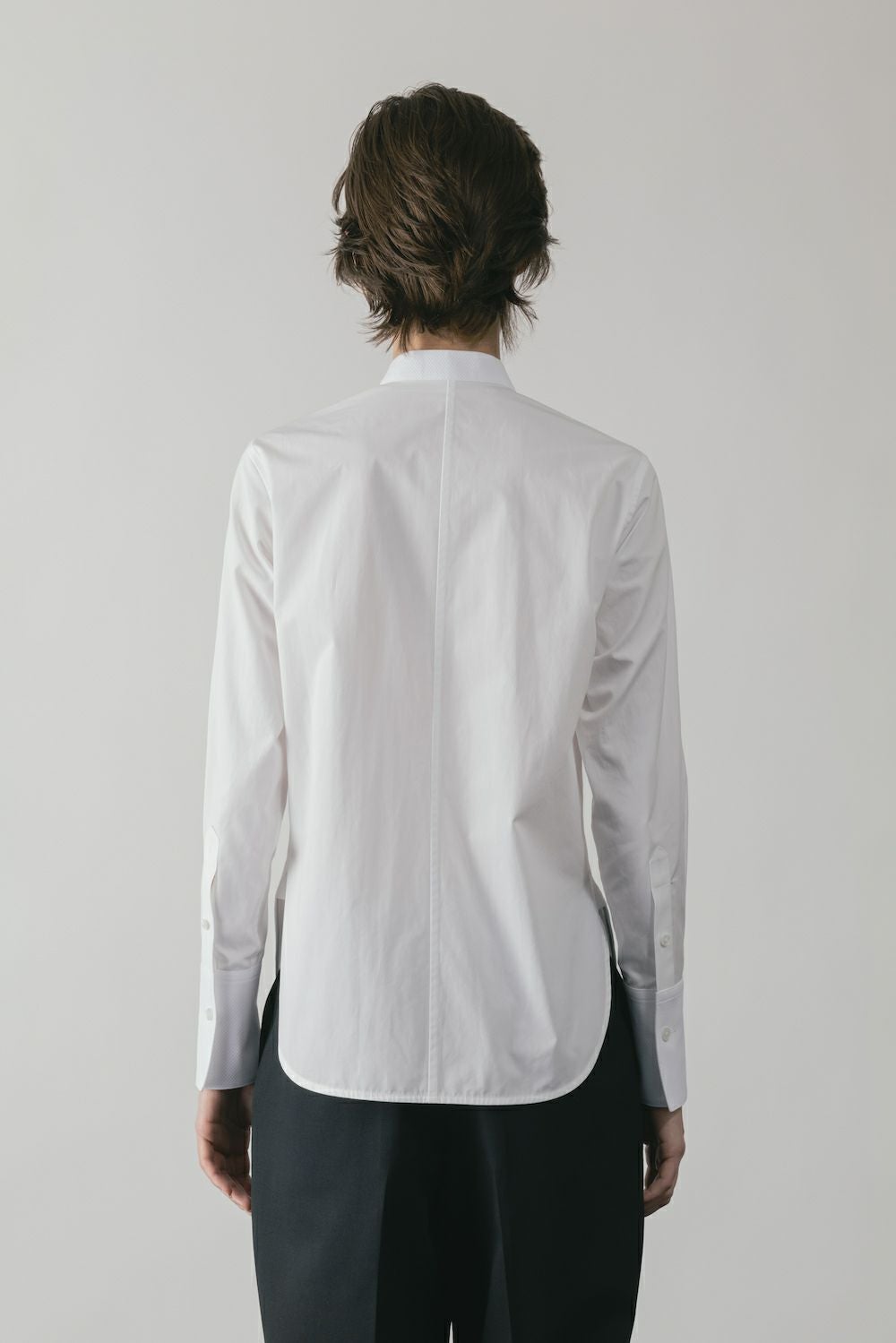 ASYMMETRIC BOSOM SHIRT | CINOH