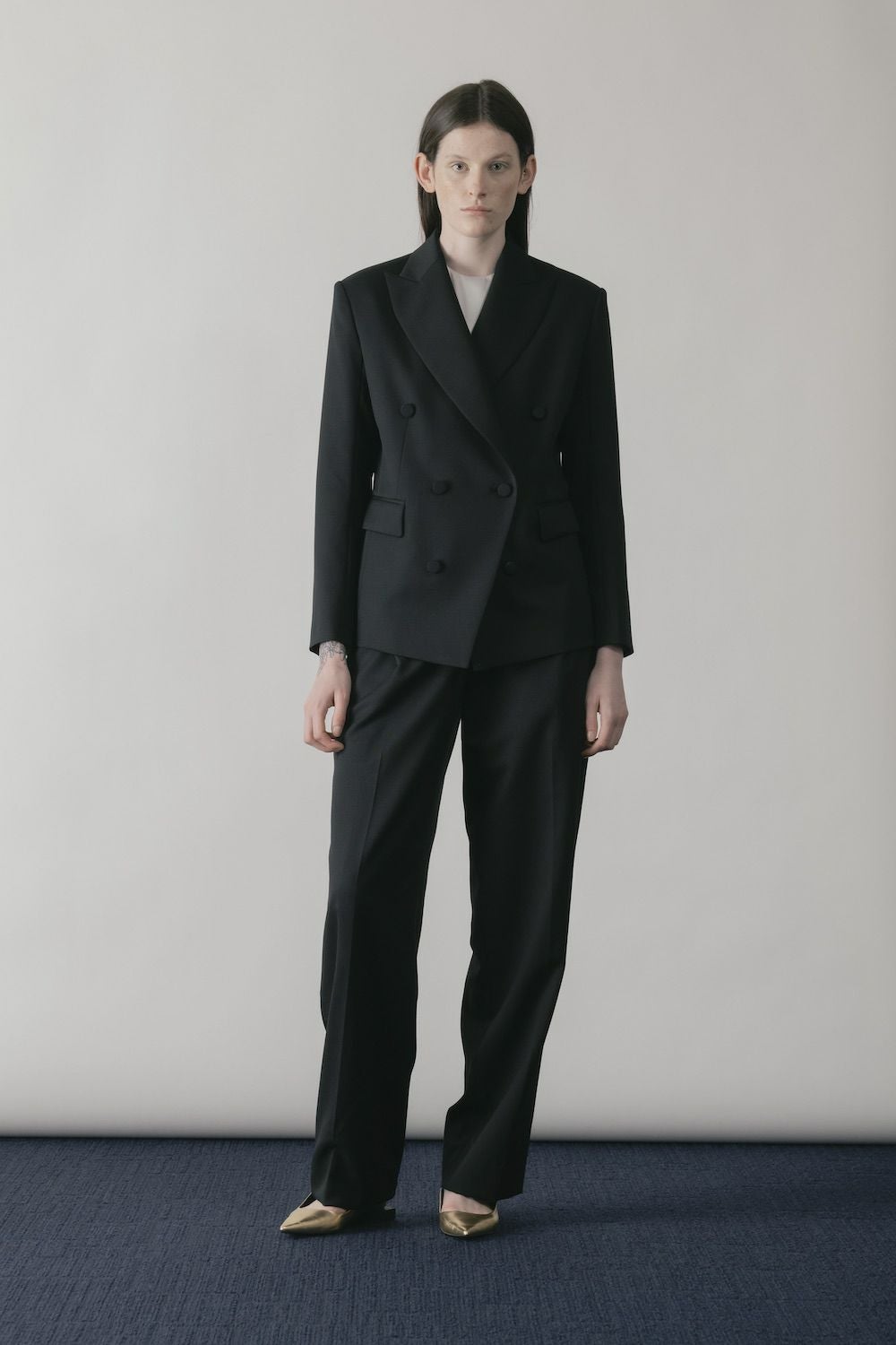 TUCK WIDE PANTS[ブラック] | CINOH