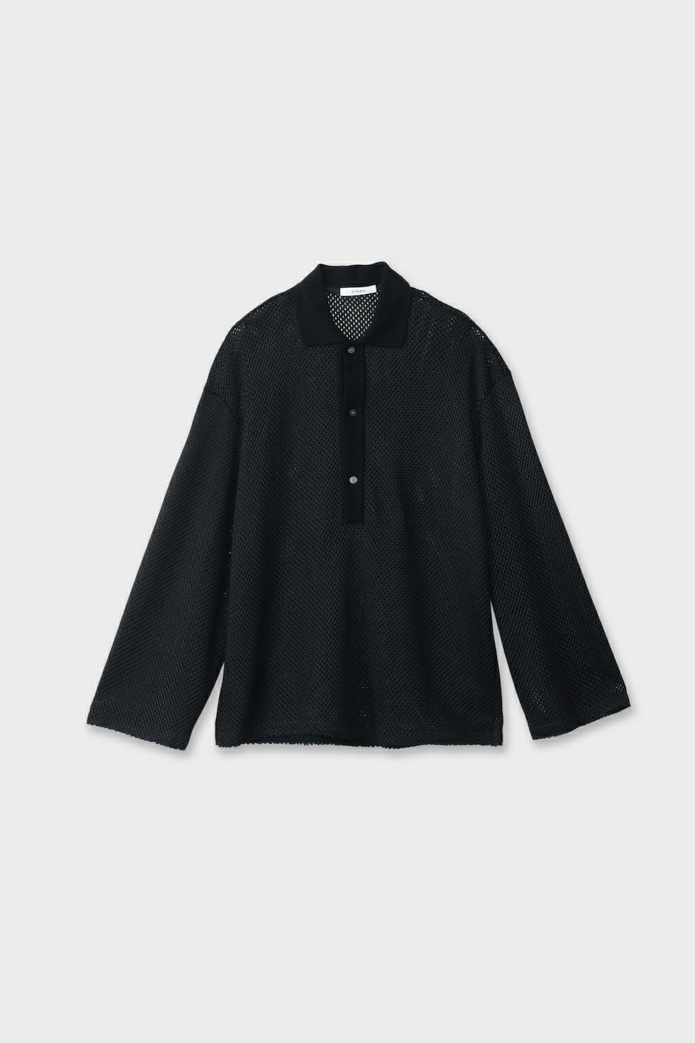 ラッセルポロシャツ[BLACK/BLACK] | CINOH