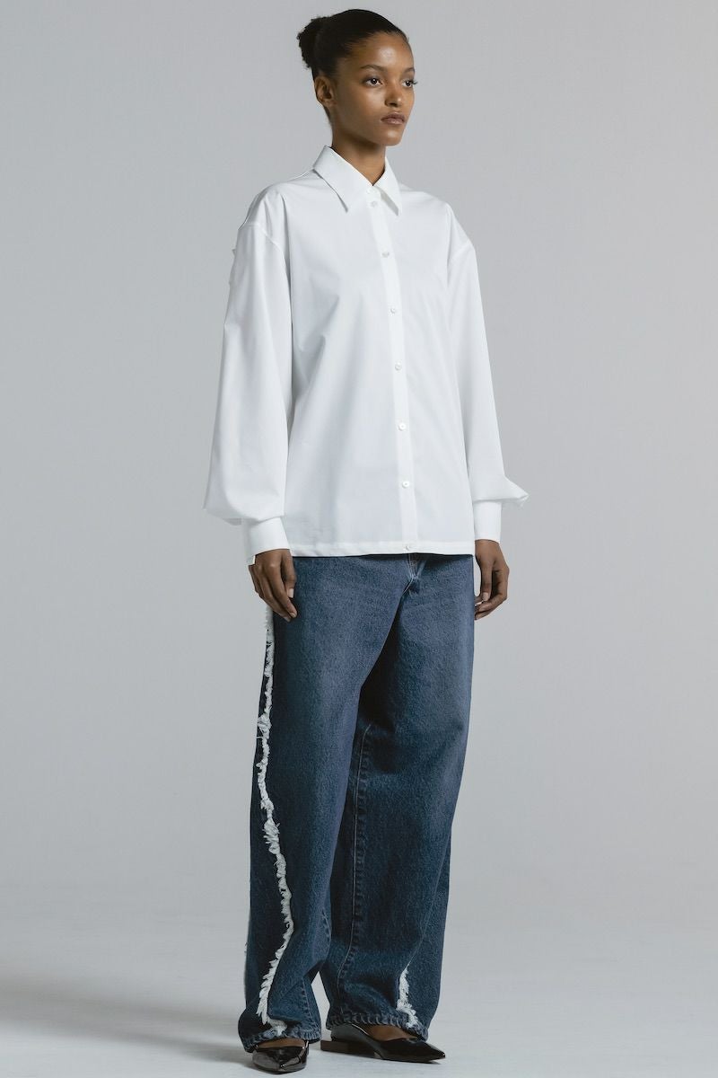 サイドフリンジパンツ[BLUE] | CINOH