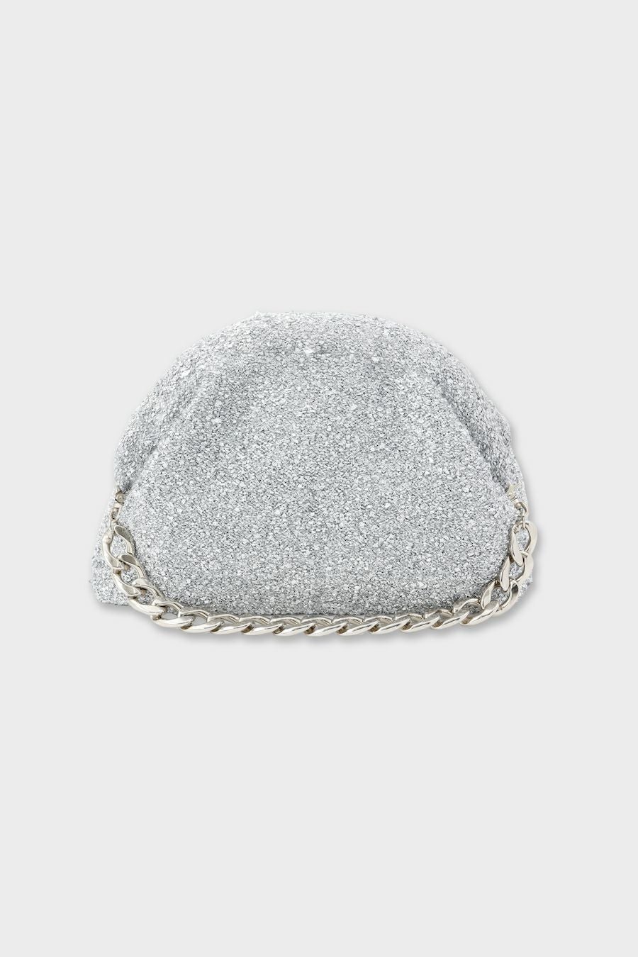 グリッターシルバー クラッチバッグ グリッタークラッチBAG[SILVER] | CINOH