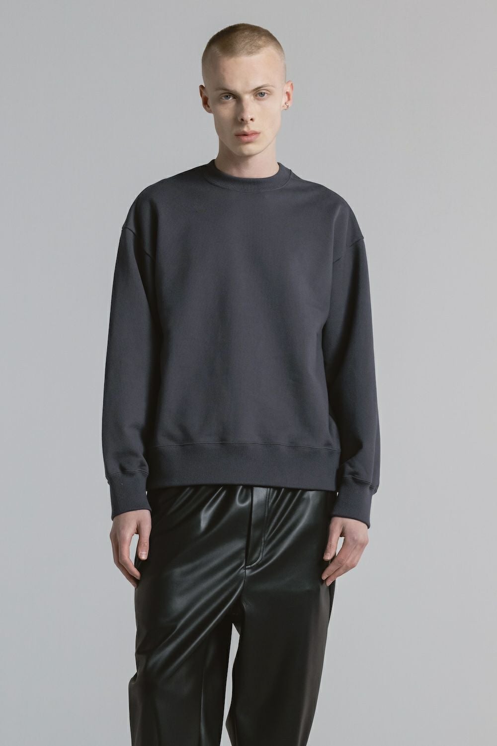 HELENEスウェットエルボーパッチディテールPO[GRAY] | CINOH