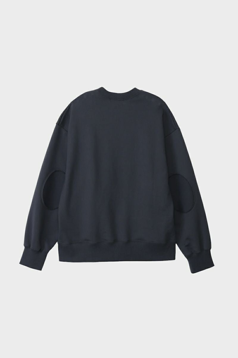 HELENEスウェットエルボーパッチディテールPO[GRAY] | CINOH