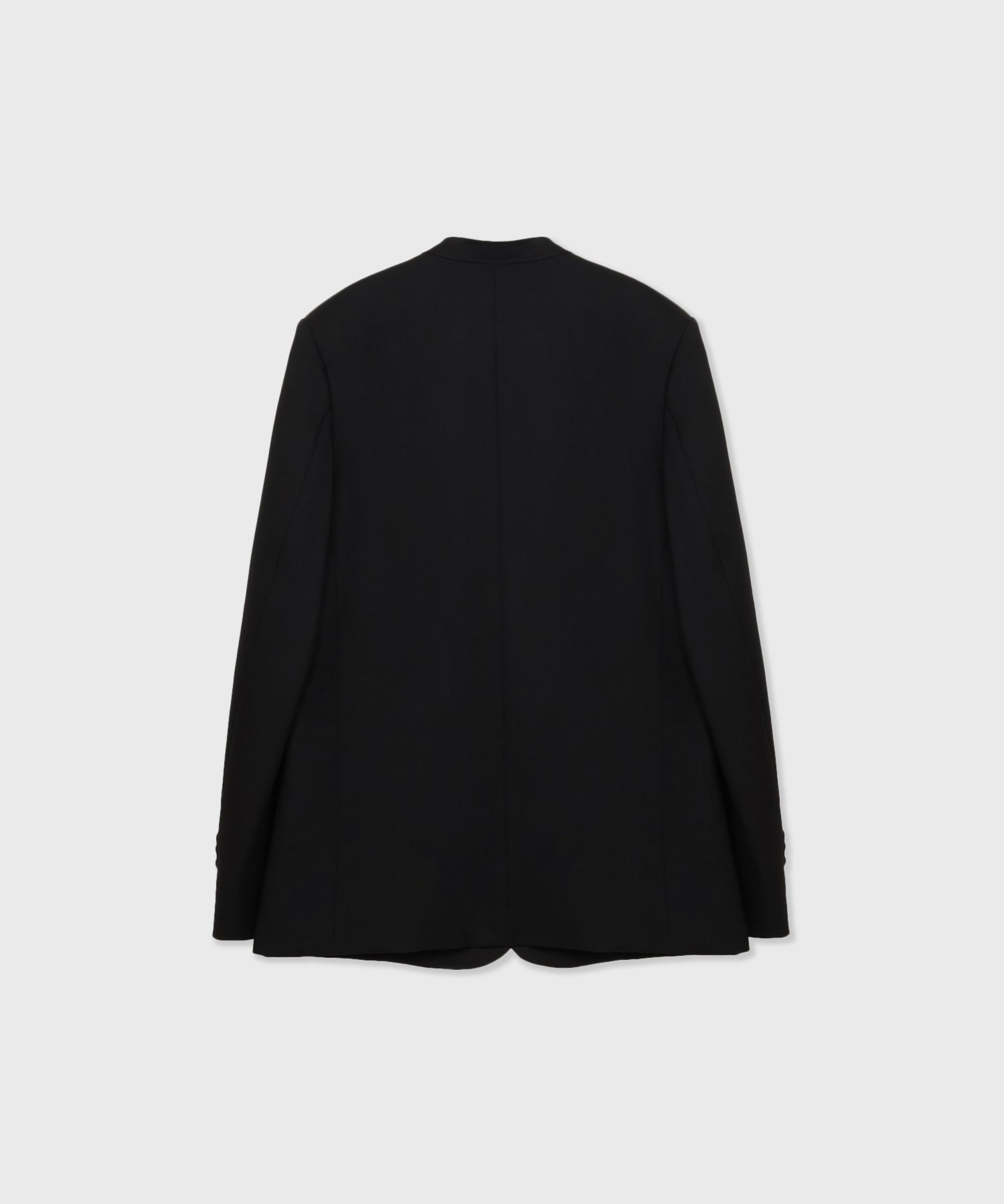 WOOL NO COLLAR JACKET | CINOH