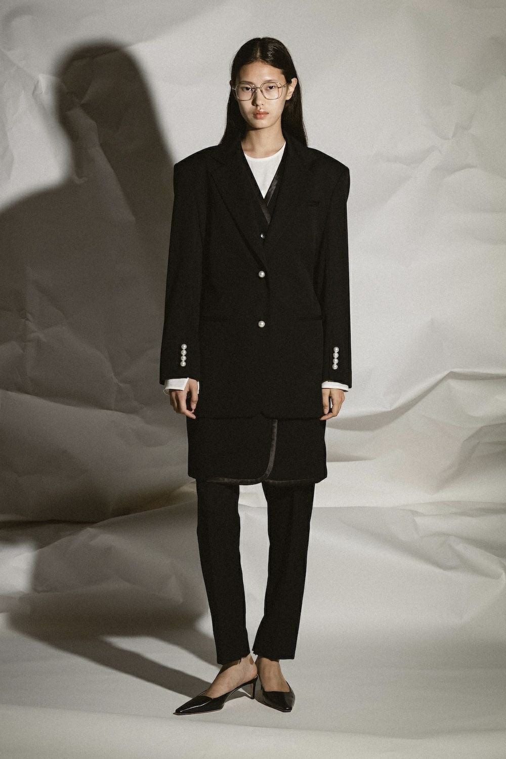 WOOL INSIDE ZIP PANTS | CINOH