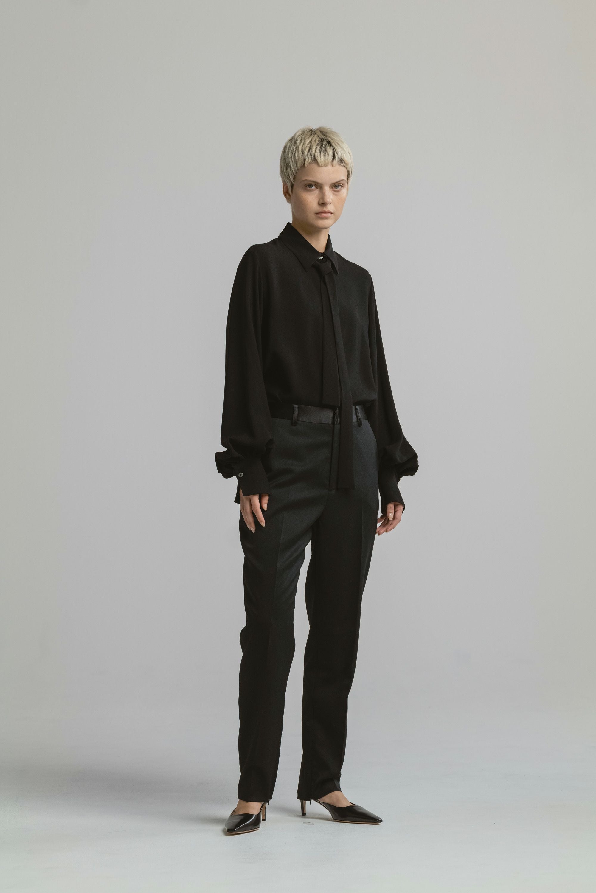 WOOL INSIDE ZIP PANTS | CINOH