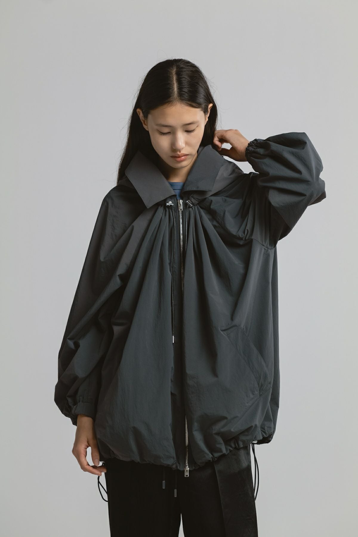 NYLON HOODIE BLOUSON | CINOH