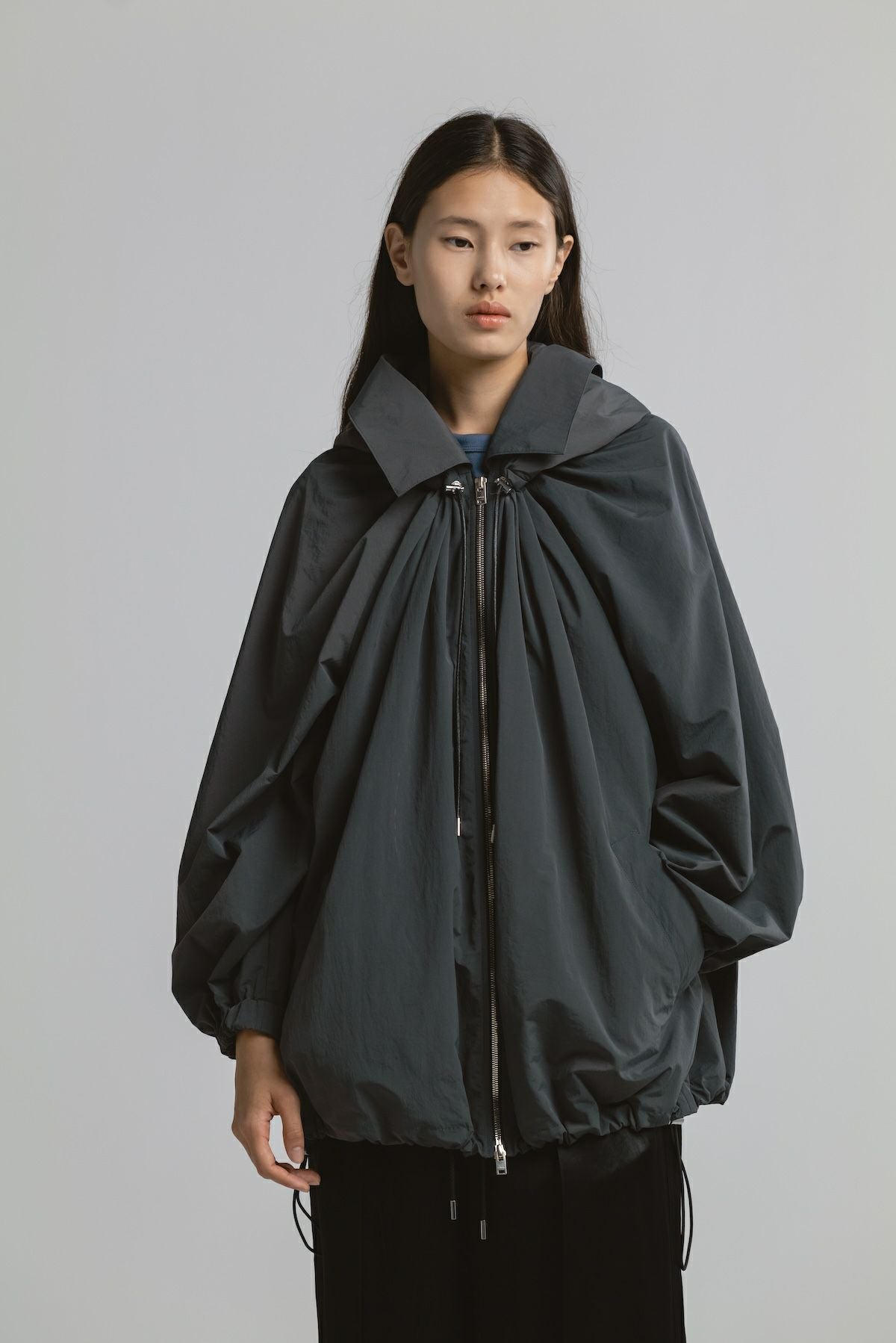 NYLON HOODIE BLOUSON | CINOH
