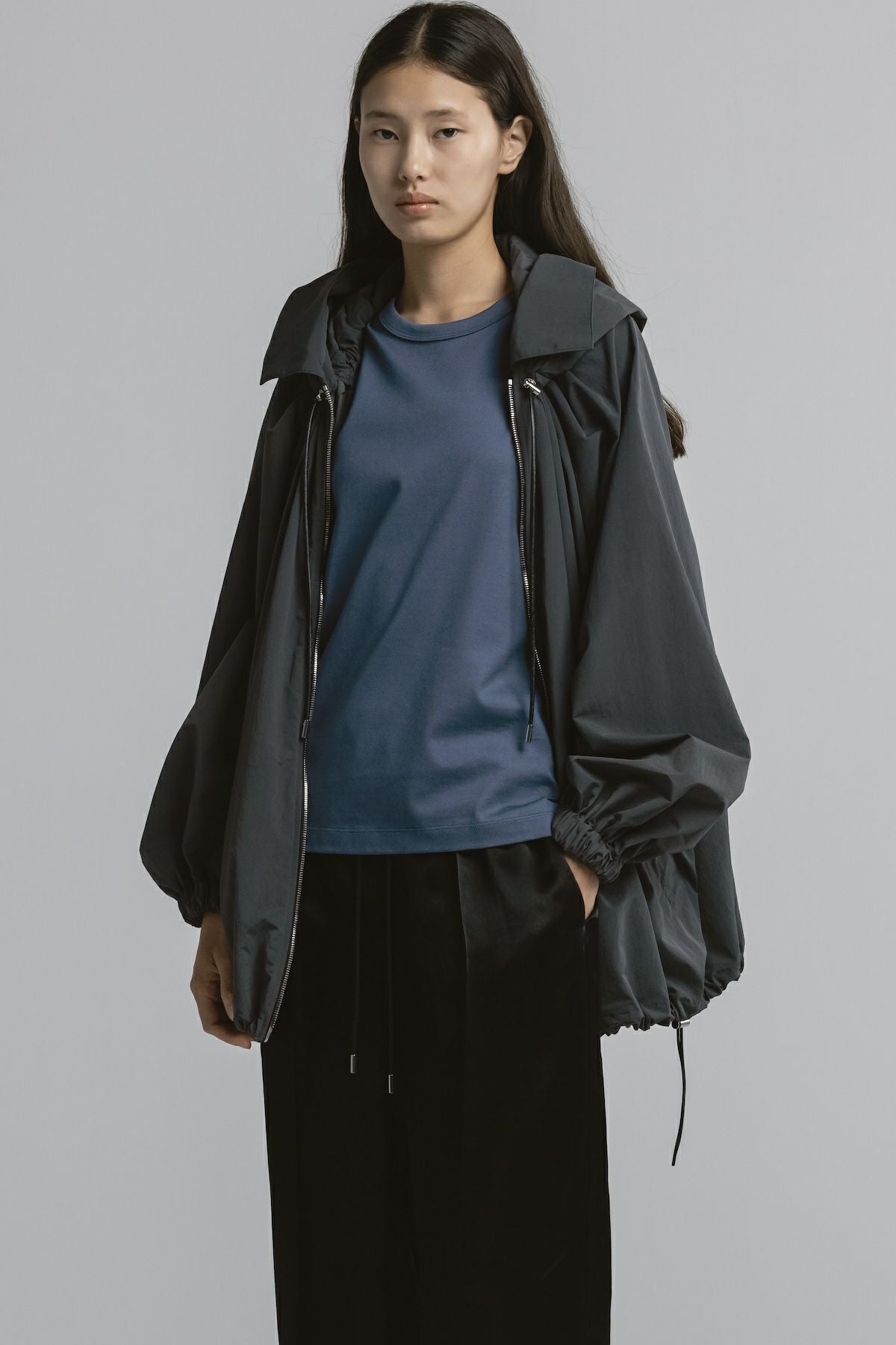 NYLON HOODIE BLOUSON | CINOH