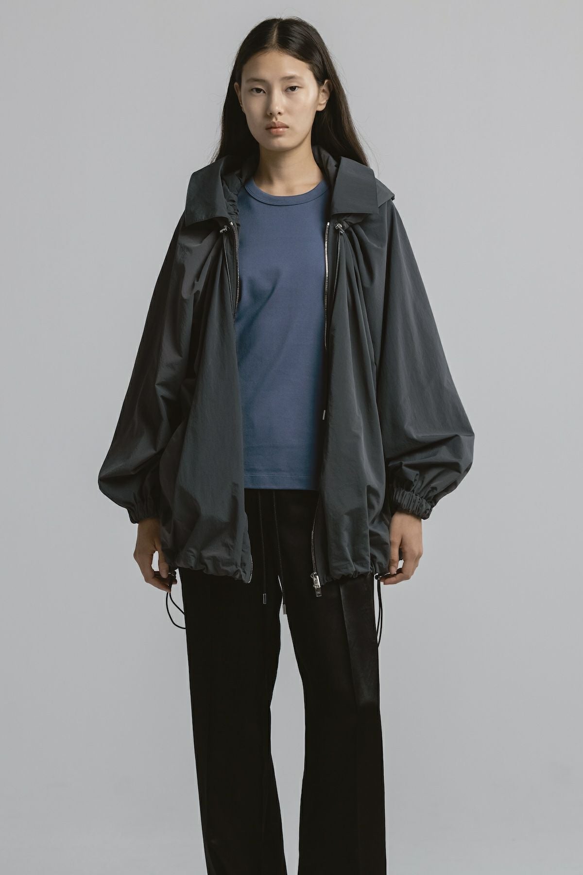 NYLON HOODIE BLOUSON | CINOH