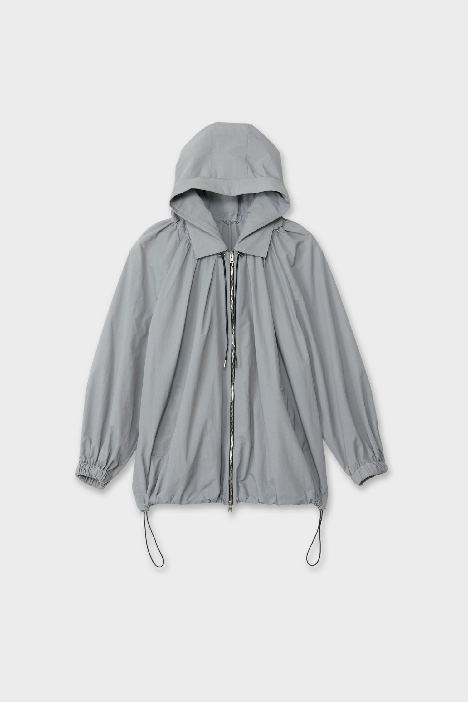 NYLON HOODIE BLOUSON[GRAY] | CINOH