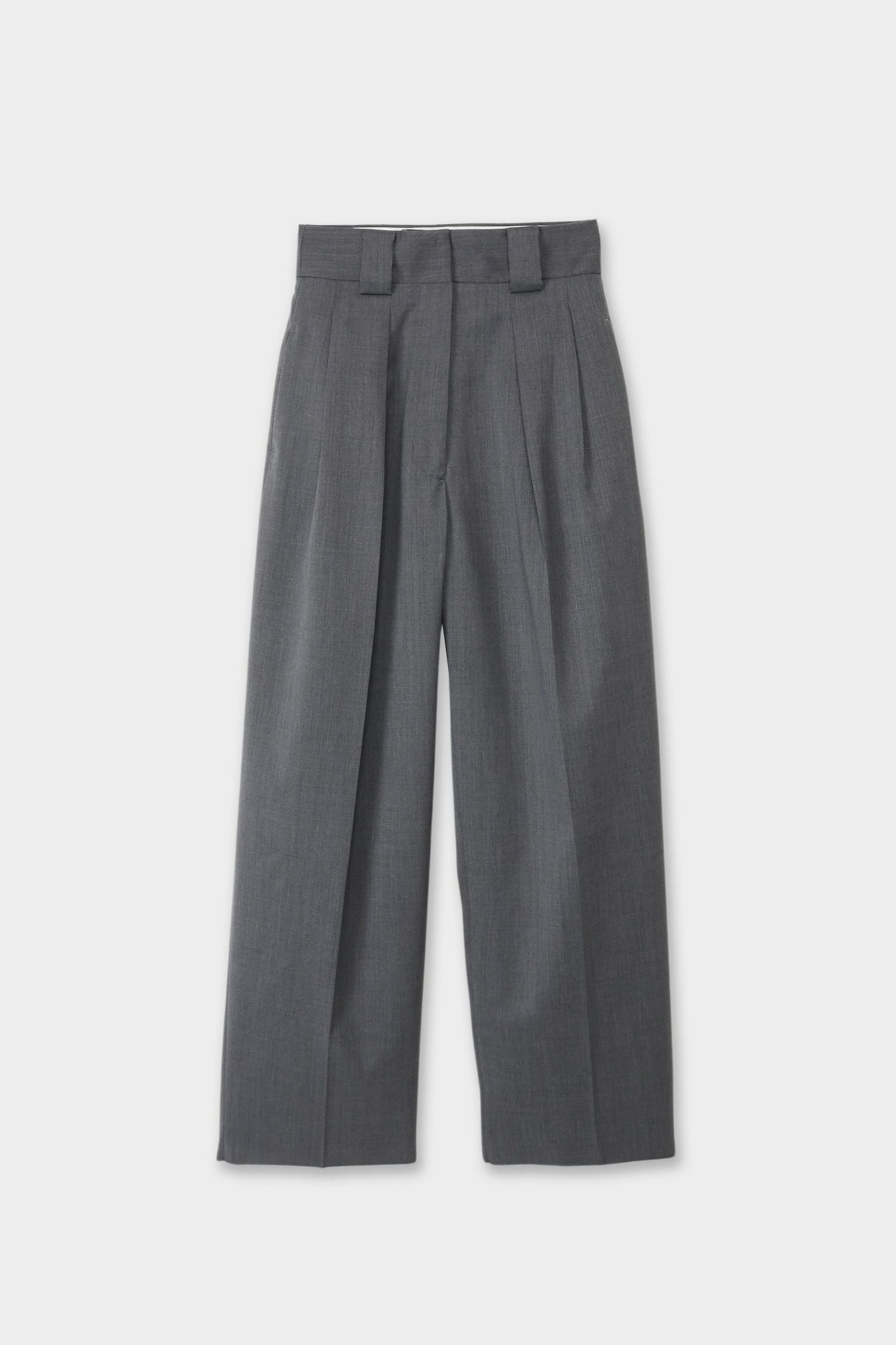 HIGH WAIST 2-TUCK PANTS | CINOH