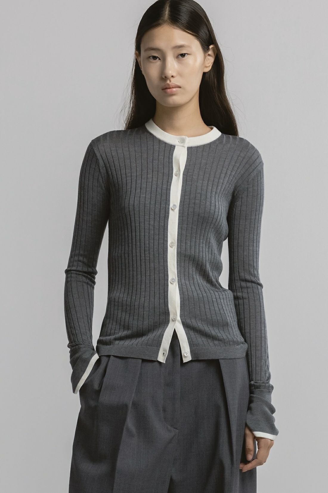 munmunmell2019APSTUDIO購入☆CINOHウールタートル CINOH/チノ】別注 TURTLE NECK TIGHT KNIT/タートルネックタイトニット