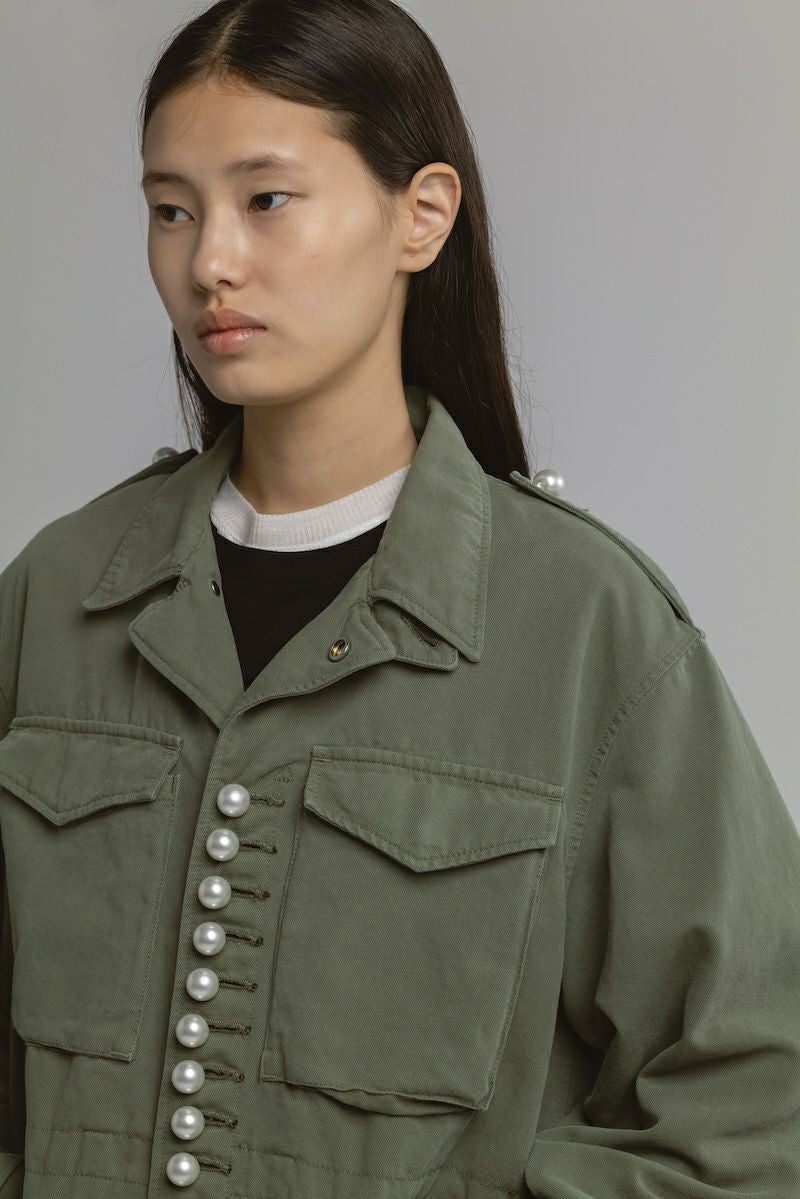 PEARL BUTTON M-43 FIELD JACKET | CINOH PEARL BUTTON M-43 FIELD JACKET | CINOH