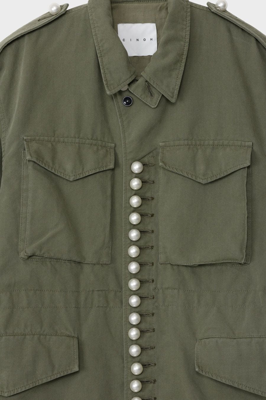 PEARL BUTTON M-43 FIELD JACKET | CINOH
