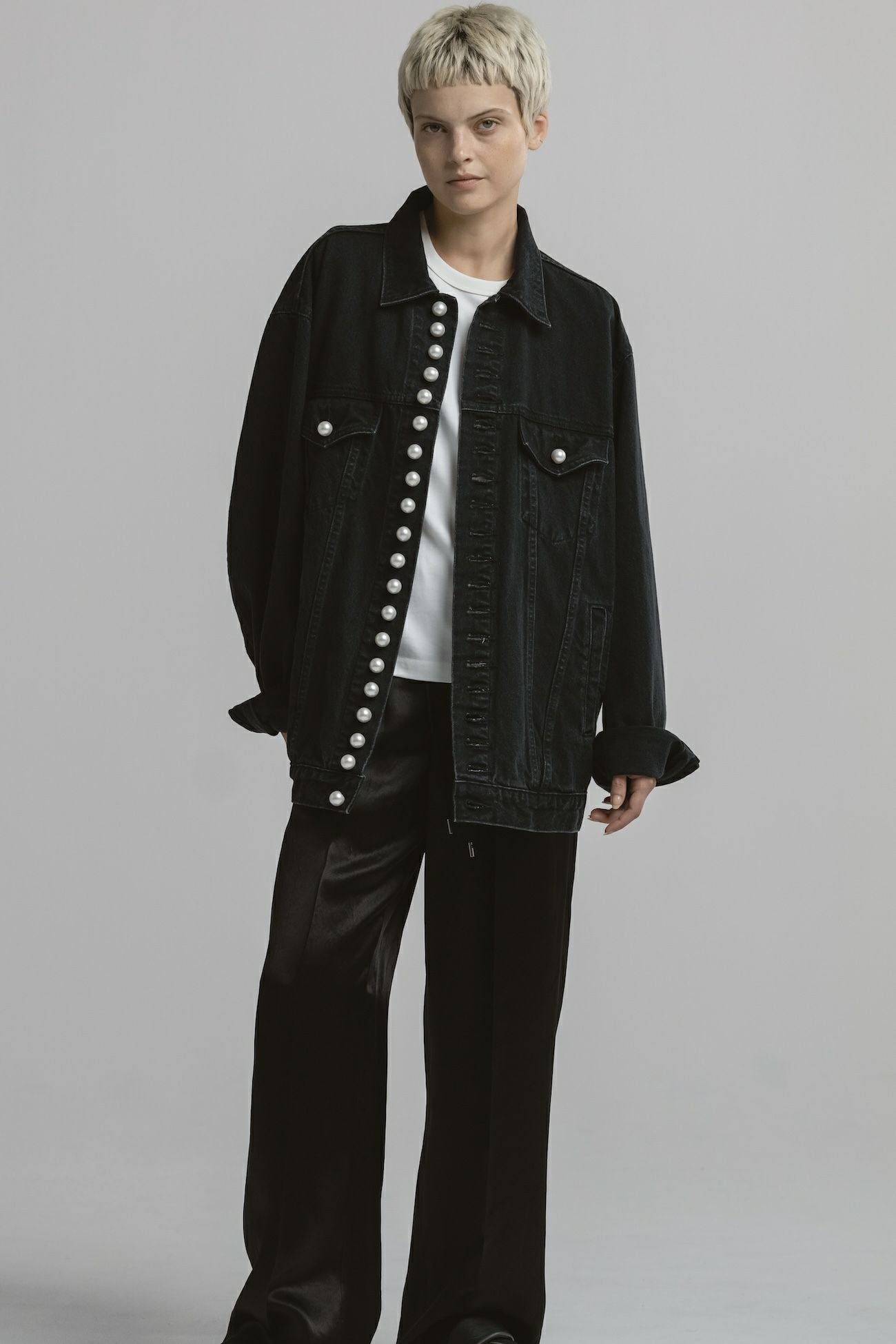 PEARL DENIM JACKET | CINOH