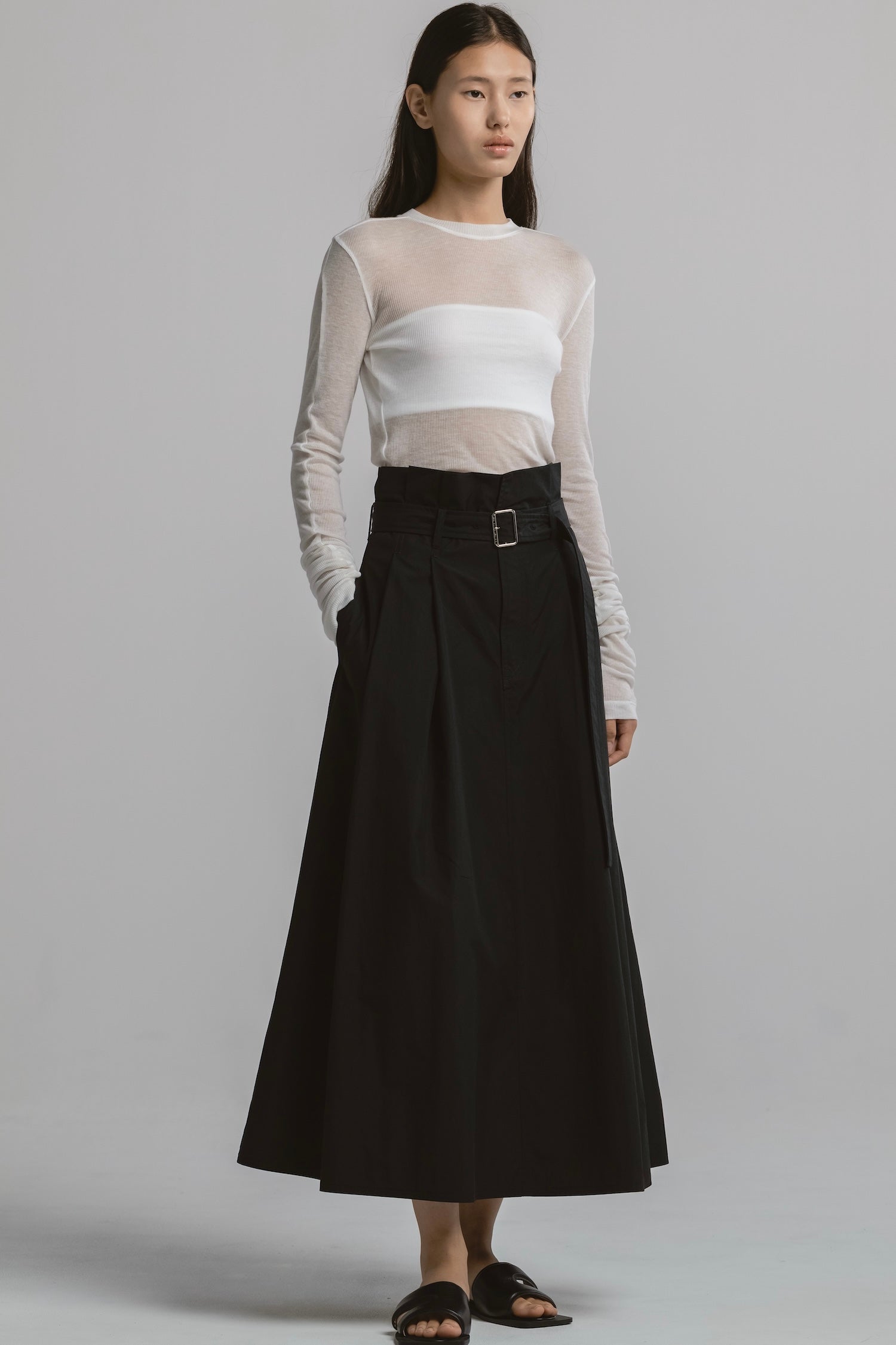 【CINOH】タイトスカート CINOH/チノ】BLACK FORMAL TIGHT SKIRT/ブラックフォーマルタイト