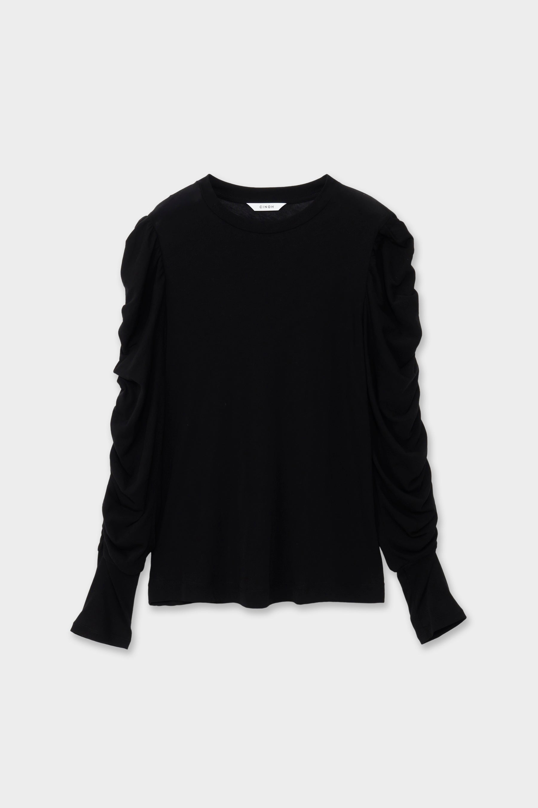 SHEF/GATHERED SLEEVE TOP | CINOH