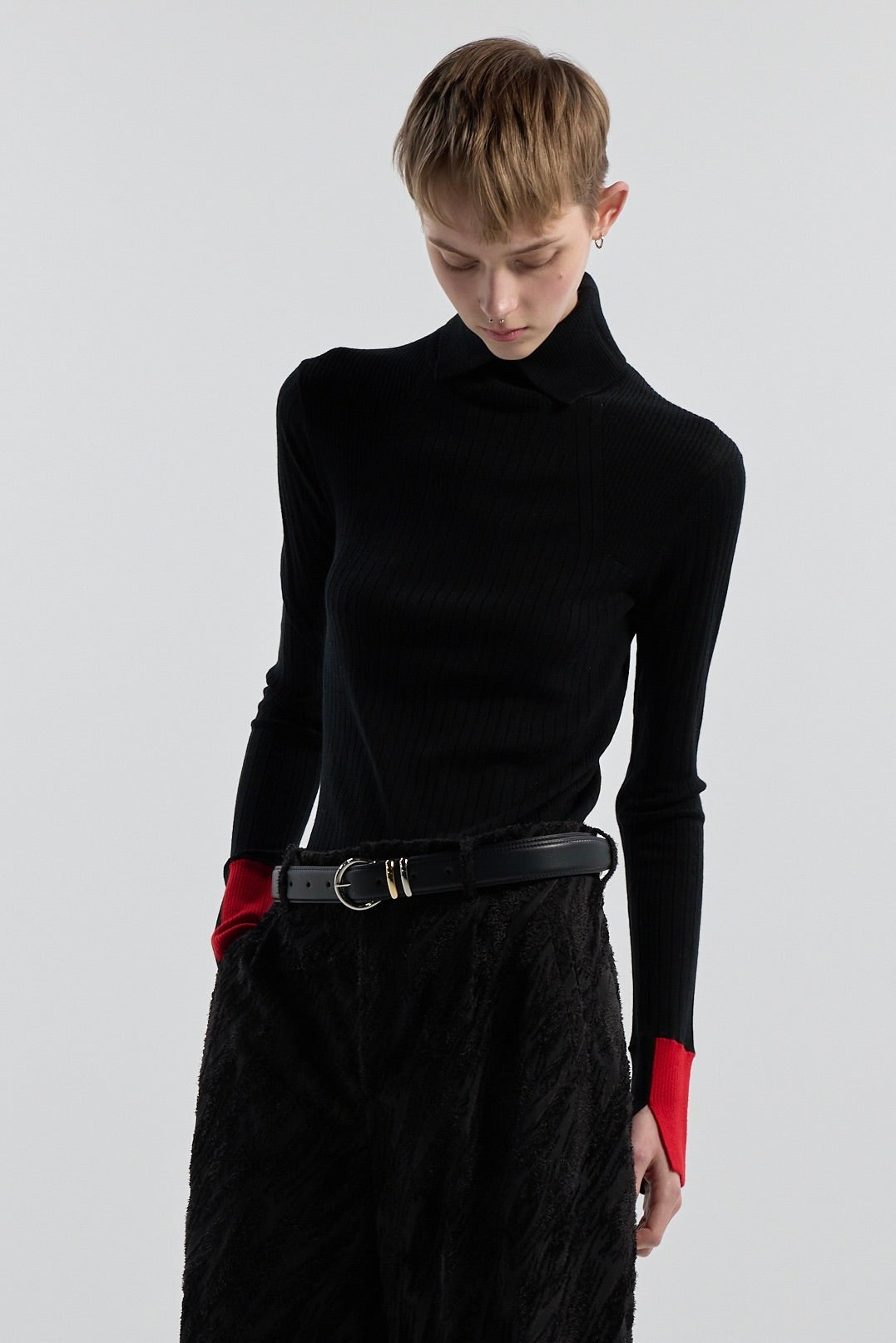 15.5μ WOOL / TURTLENECK KNIT | CINOH